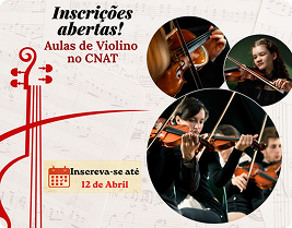 🔴 Encerrado - Edital nº 7/2026 Vagas abertas para o Curso de Violino 